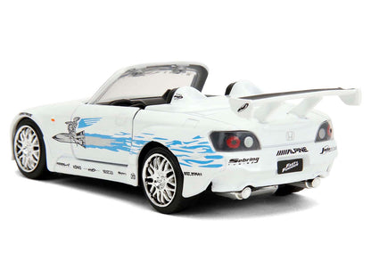 2001 Honda S2000 Convertible White with Graphics "Fast & Furious Remix - 25th Anniversary" Series 1/32 Diecast Model Car by Jada <h2>2001 Jada</h2> <p>High-quality perfect for collectors and enthusias