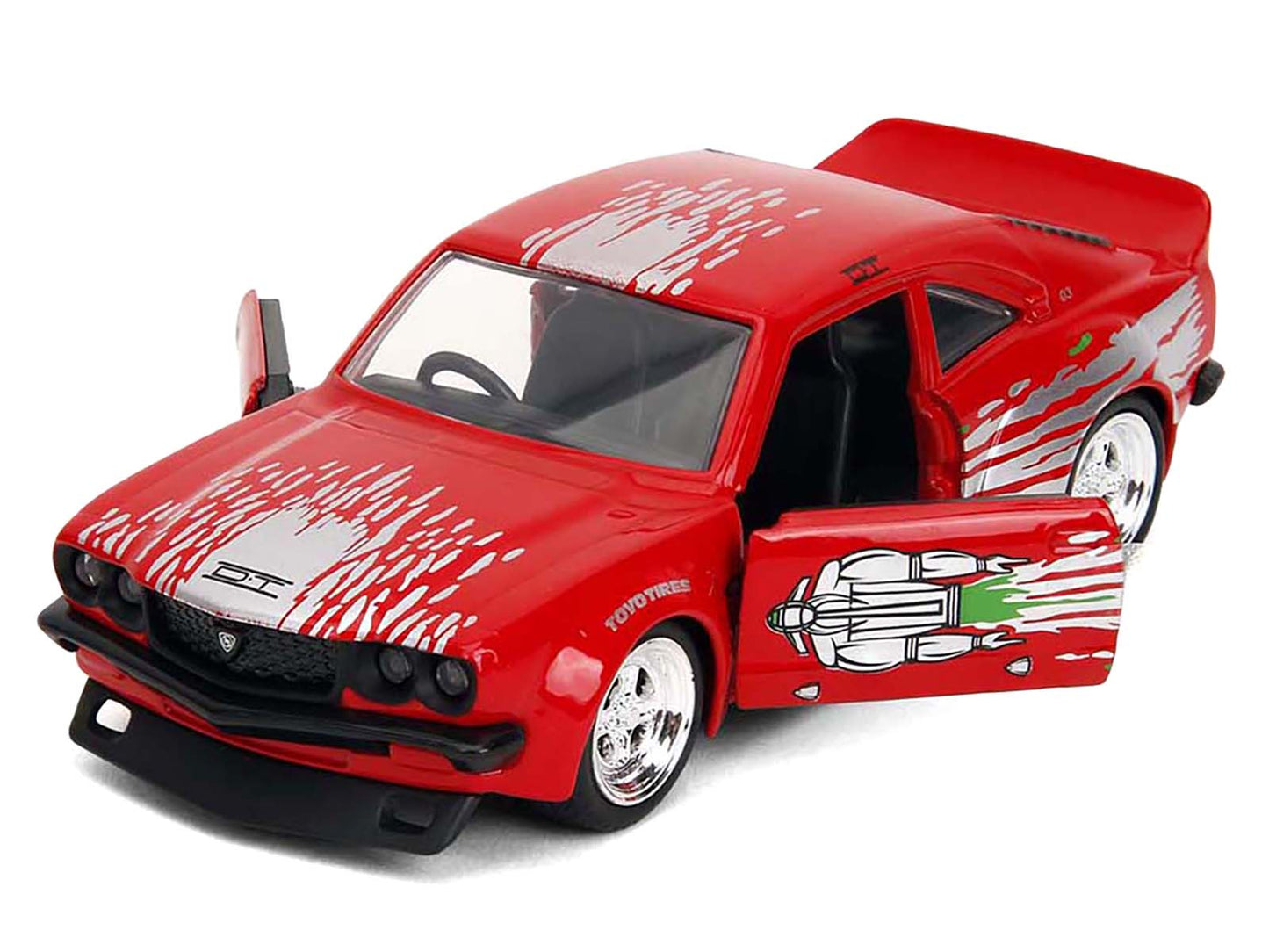 1974 Mazda RX-3 Red with Graphics "Fast & Furious" Series 1/32 Diecast Model Car by Jada <h2>1974 Jada</h2> <p>High-quality perfect for collectors and enthusiasts. Features detailed interior exterior