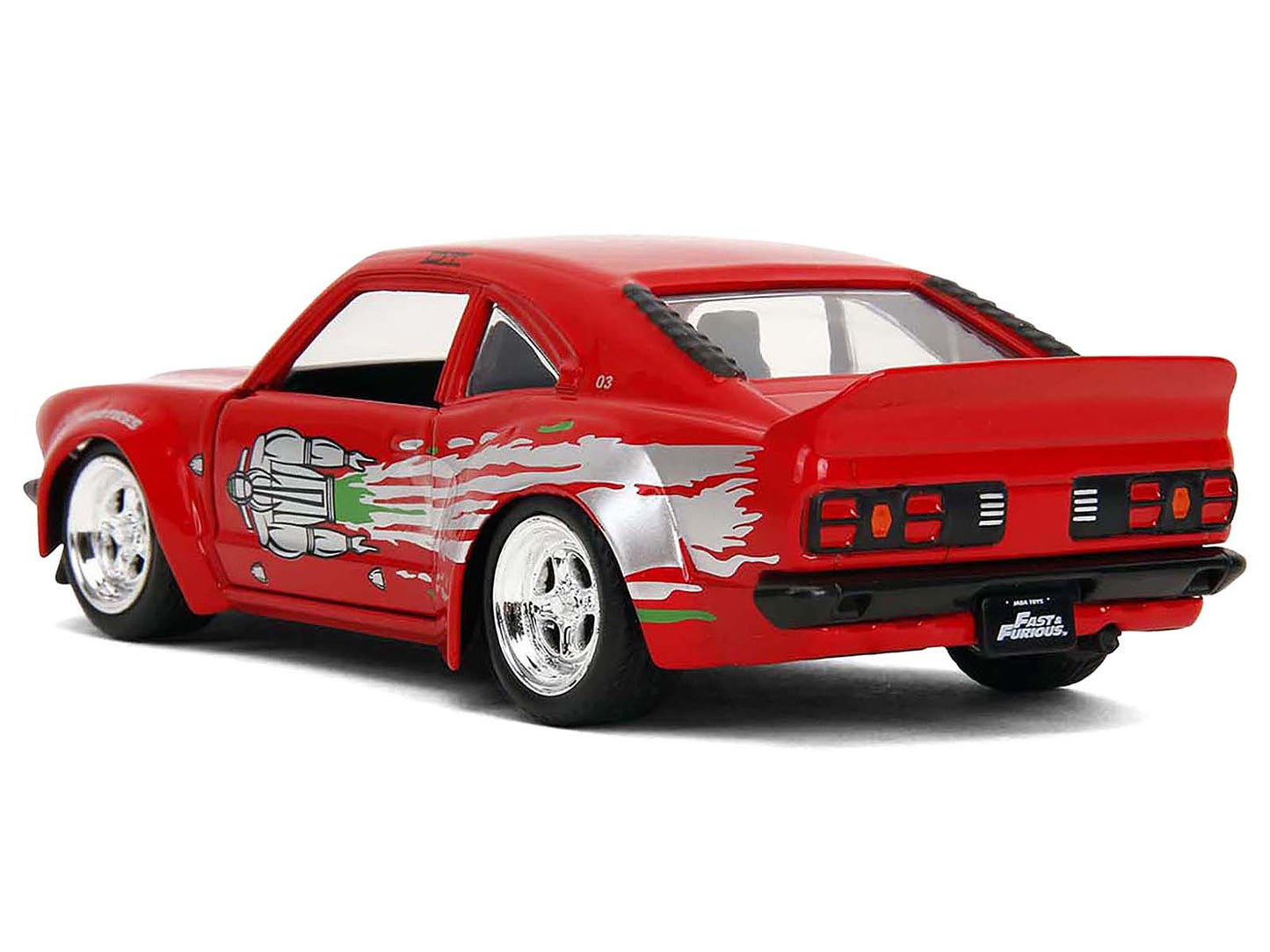 1974 Mazda RX-3 Red with Graphics "Fast & Furious" Series 1/32 Diecast Model Car by Jada <h2>1974 Jada</h2> <p>High-quality perfect for collectors and enthusiasts. Features detailed interior exterior