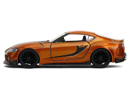 2020 Toyota Supra Orange Metallic with Black Stripes "F9" (2021) Movie "Fast & Furious" Series 1/32 Diecast Model Car by Jada <h2>2020 Jada</h2> <p>High-quality perfect for collectors and enthusiasts.