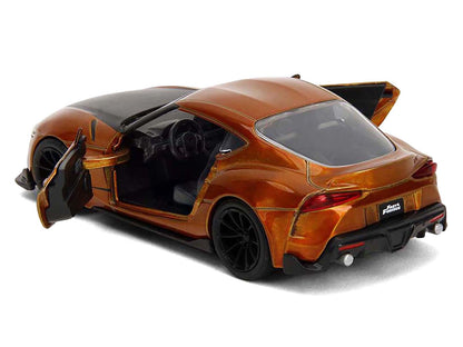 2020 Toyota Supra Orange Metallic with Black Stripes "F9" (2021) Movie "Fast & Furious" Series 1/32 Diecast Model Car by Jada <h2>2020 Jada</h2> <p>High-quality perfect for collectors and enthusiasts.