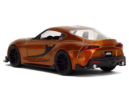 2020 Toyota Supra Orange Metallic with Black Stripes "F9" (2021) Movie "Fast & Furious" Series 1/32 Diecast Model Car by Jada <h2>2020 Jada</h2> <p>High-quality perfect for collectors and enthusiasts.