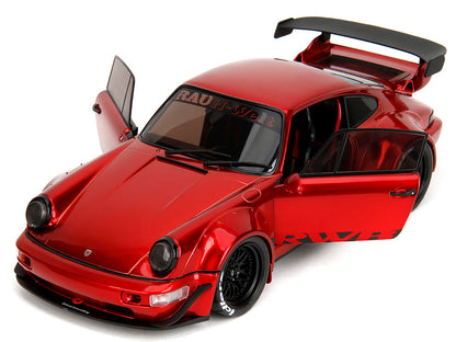 RWB Body Kit Red Metallic with Black Stripes "Pink Slips" Series 1/18 Diecast Model Car by Jada <h2>RWB Jada</h2> <p>High-quality perfect for collectors and enthusiasts. Features detailed interior ext
