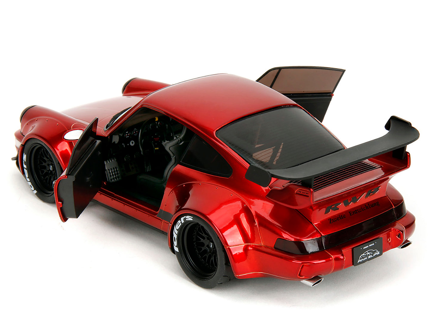 RWB Body Kit Red Metallic with Black Stripes "Pink Slips" Series 1/18 Diecast Model Car by Jada <h2>RWB Jada</h2> <p>High-quality perfect for collectors and enthusiasts. Features detailed interior ext