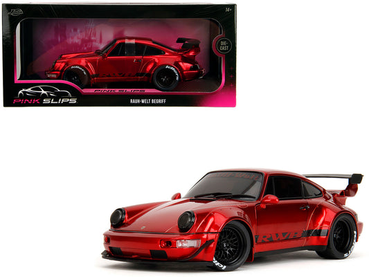 RWB Body Kit Red Metallic with Black Stripes "Pink Slips" Series 1/18 Diecast Model Car by Jada <h2>RWB Jada</h2> <p>High-quality perfect for collectors and enthusiasts. Features detailed interior ext