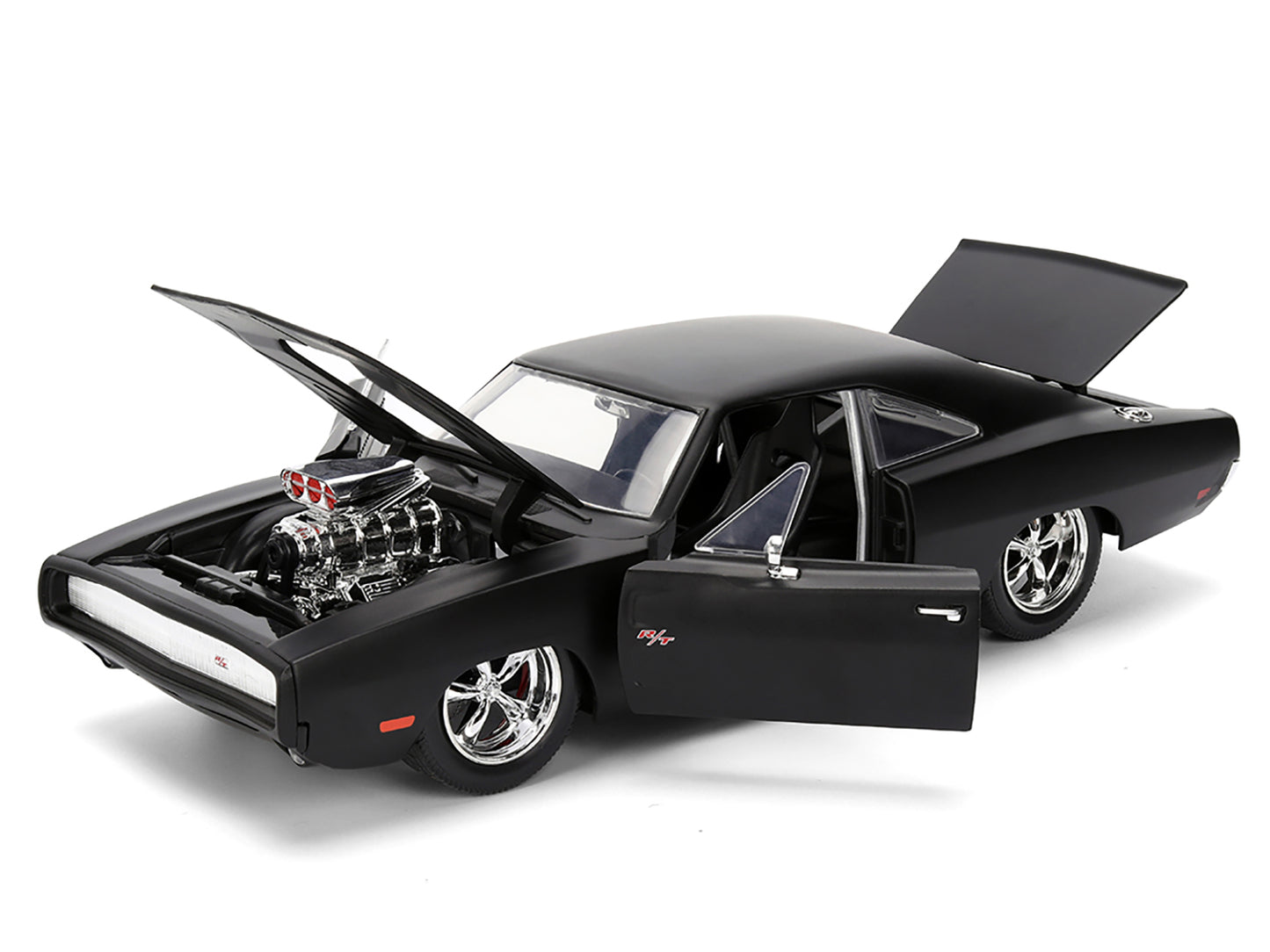 1970 Dodge Charger R/T Matt Black "Fast & Furious" (2009) Movie Series 1/24 Diecast Model Car by Jada <h2>1970 Jada</h2> <p>High-quality perfect for collectors and enthusiasts. Features detailed inter