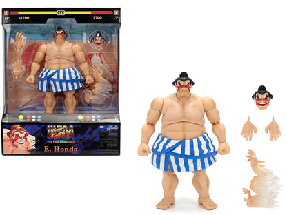 E. Honda 6.5" Moveable Figure with Accessories and Alternate Head Hands "Ultra Street Fighter II: The Final Challengers" (2017) Video Game Model by Jada <h2>E. Jada</h2> <p>High-quality diecast car pe