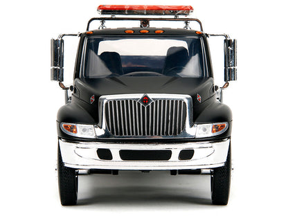 International DuraStar 4400 Flatbed Tow Truck Matt Black 1/24 Diecast Model Car by Jada <h2>International Jada</h2> <p>High-quality perfect for collectors and enthusiasts. Features detailed interior e