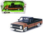 1985 Chevrolet C-10 Pickup Truck Black with Stripes and Paradox Wheels "Just Trucks" Series 1/24 Diecast Model Car by Jada <h2>1985 Jada</h2> <p>High-quality perfect for collectors enthusiasts. Featur