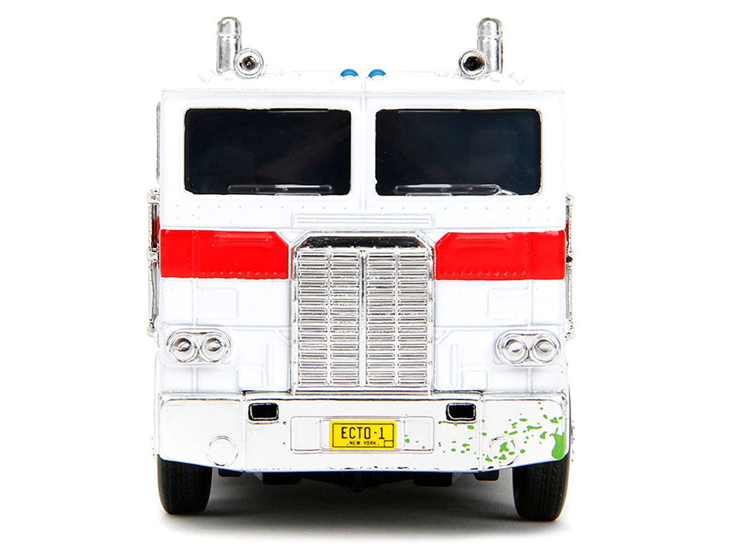 G1 Autobot Optimus Prime Truck White with Robot on Chassis from "Transformers" TV Series - "Ghostbusters" (1984) Movie Crossover "Hollywood Rides" Diecast Model by Jada <h2>G1 Jada</h2> <p>High-qualit