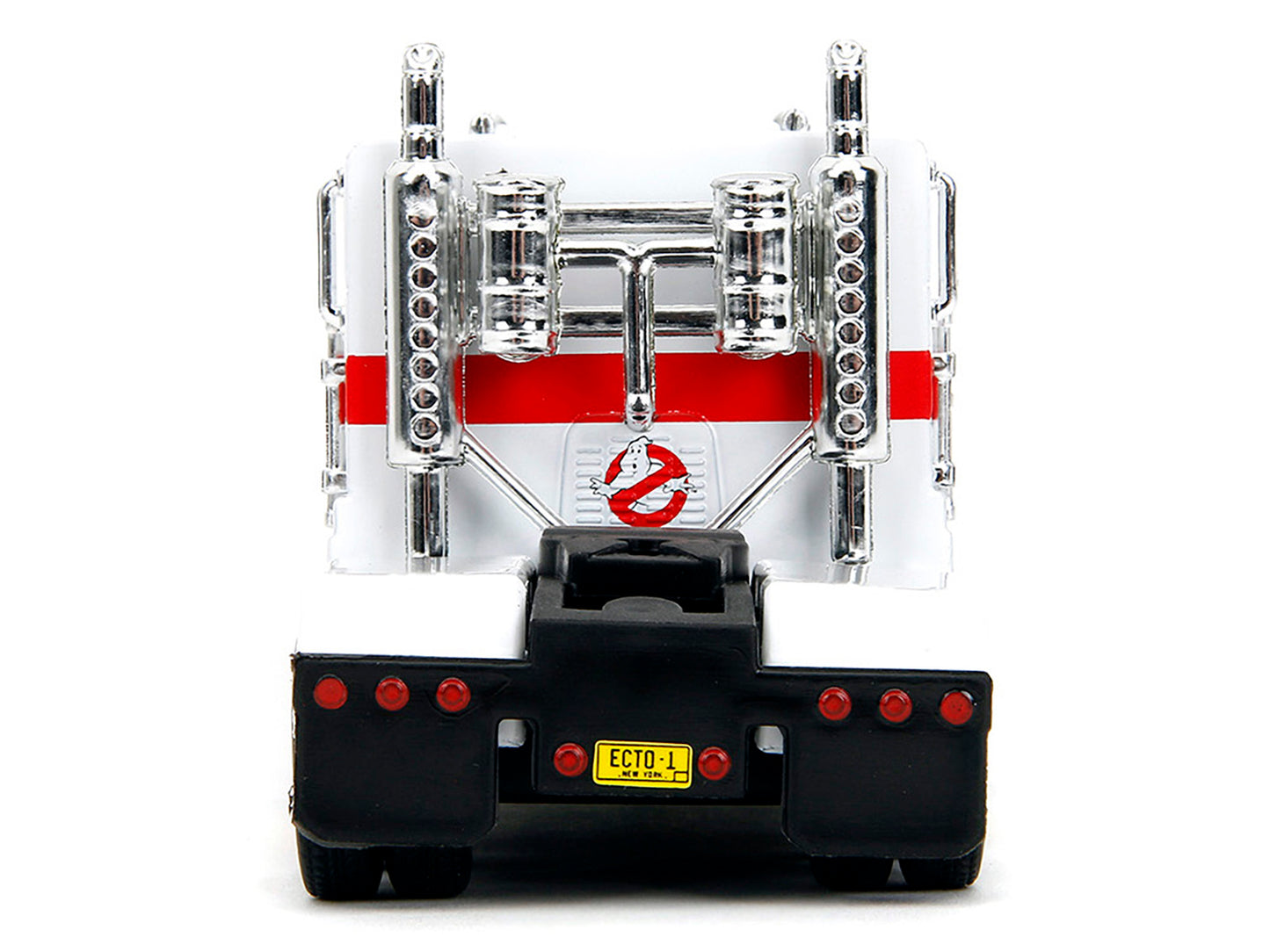 G1 Autobot Optimus Prime Truck White with Robot on Chassis from "Transformers" TV Series - "Ghostbusters" (1984) Movie Crossover "Hollywood Rides" Diecast Model by Jada <h2>G1 Jada</h2> <p>High-qualit