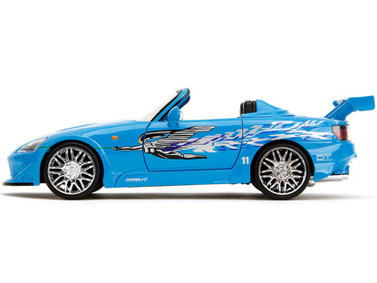 2001 Honda S2000 Convertible Blue with Graphics "Fast & Furious Remix" Series 1/24 Diecast Model Car by Jada <h2>2001 Jada</h2> <p>High-quality perfect for collectors and enthusiasts. Features detaile