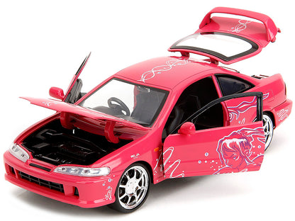 1995 Honda Integra Type R Pink with Graphics "Fast & Furious Remix" Series 1/24 Diecast Model Car by Jada <h2>1995 Jada</h2> <p>High-quality perfect for collectors and enthusiasts. Features detailed i