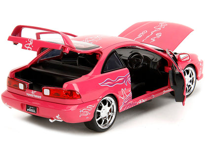 1995 Honda Integra Type R Pink with Graphics "Fast & Furious Remix" Series 1/24 Diecast Model Car by Jada <h2>1995 Jada</h2> <p>High-quality perfect for collectors and enthusiasts. Features detailed i