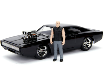 Model Kit Dodge Charger R/T Black and Dom Diecast Figure "Fast & Furious" Movie "Build N' Collect" Series 1/24 Car by Jada <h2>Model Jada</h2> <p>High-quality perfect for collectors enthusiasts. Featu