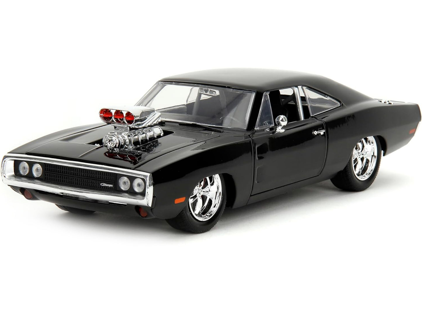 Dodge Charger R/T Black with Dom Diecast Figure "Fast & Furious" (2009) Movie "Hollywood Rides" Series 1/24 Model Car by Jada <h2>Dodge Jada</h2> <p>High-quality perfect for collectors and enthusiasts
