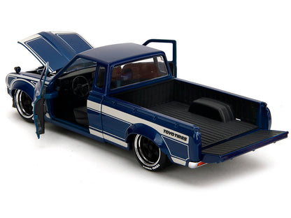 1972 Datsun 620 Pickup Truck Blue Metallic and Cream "JDM Tuners" Series 1/24 Diecast Model Car by Jada <h2>1972 Jada</h2> <p>High-quality perfect for collectors enthusiasts. Features detailed interio