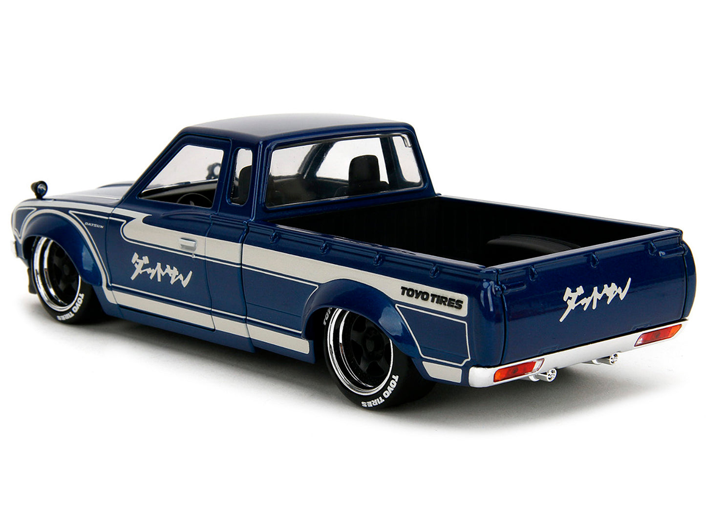 1972 Datsun 620 Pickup Truck Blue Metallic and Cream "JDM Tuners" Series 1/24 Diecast Model Car by Jada <h2>1972 Jada</h2> <p>High-quality perfect for collectors enthusiasts. Features detailed interio