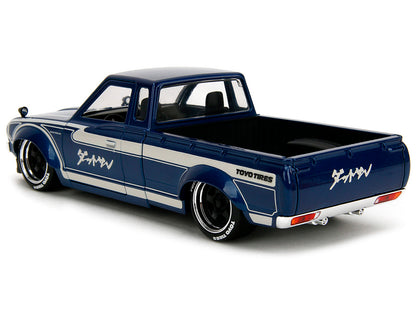 1972 Datsun 620 Pickup Truck Blue Metallic and Cream "JDM Tuners" Series 1/24 Diecast Model Car by Jada <h2>1972 Jada</h2> <p>High-quality perfect for collectors enthusiasts. Features detailed interio