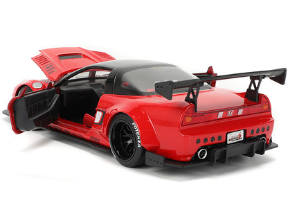 2002 Honda NSX-R RHD (Right Hand Drive) "Bridgestone" Red with Black Top and White Stripes "JDM Tuners" Series 1/24 Diecast Model Car by Jada <h2>2002 Jada</h2> <p>High-quality perfect for collectors
