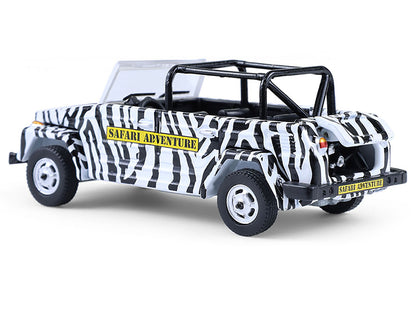 GreenLight 1974 Volkswagen Thing (Type 181) "Safari Adventure" Black and White Zebra Stripes "Club Vee-Dub" Series 21 1/64 Diecast Model Car by <h2>1974 Greenlight</h2> <p>High-quality perfect for col