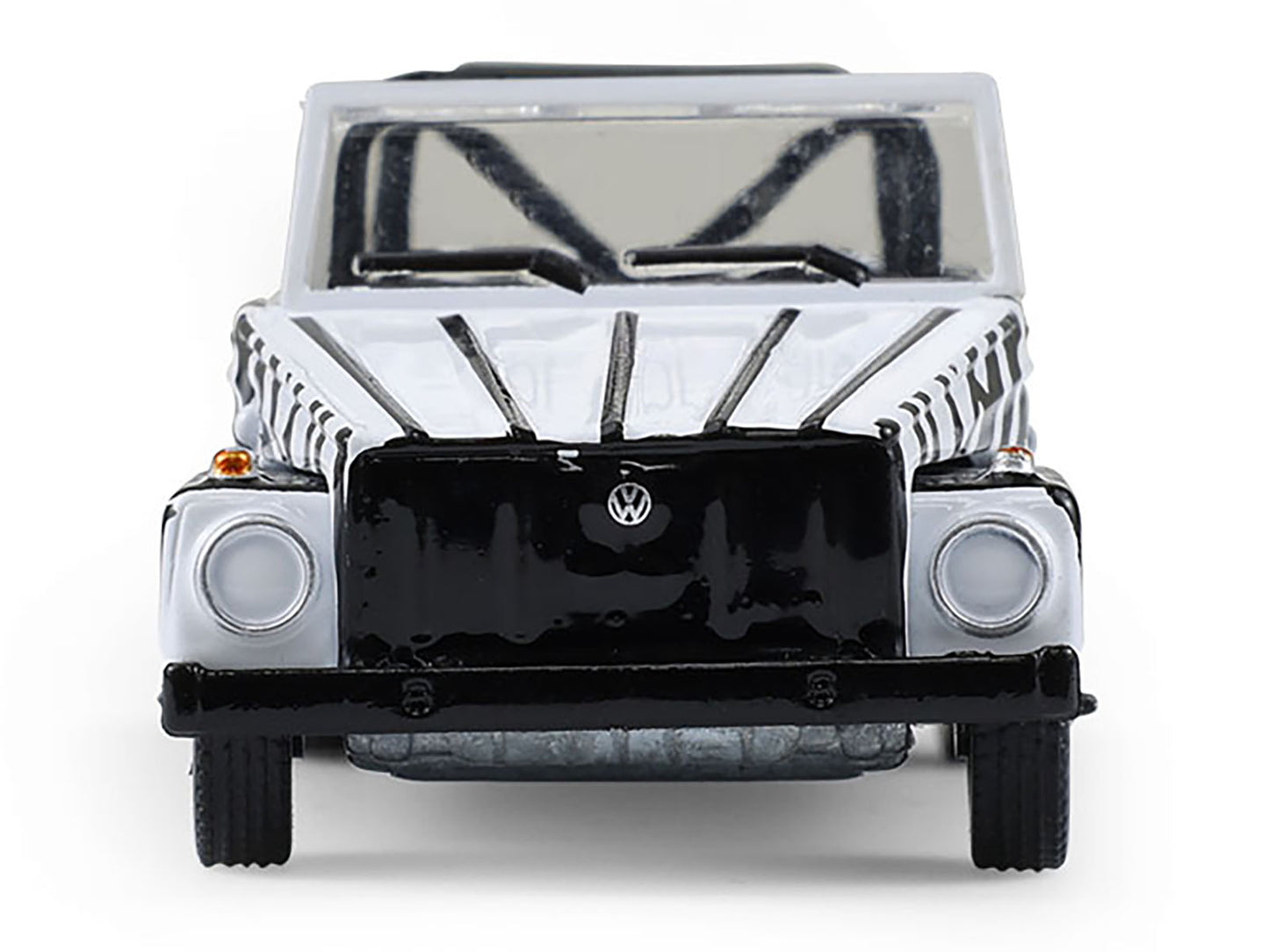 GreenLight 1974 Volkswagen Thing (Type 181) "Safari Adventure" Black and White Zebra Stripes "Club Vee-Dub" Series 21 1/64 Diecast Model Car by <h2>1974 Greenlight</h2> <p>High-quality perfect for col