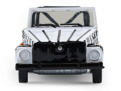 GreenLight 1974 Volkswagen Thing (Type 181) "Safari Adventure" Black and White Zebra Stripes "Club Vee-Dub" Series 21 1/64 Diecast Model Car by <h2>1974 Greenlight</h2> <p>High-quality perfect for col