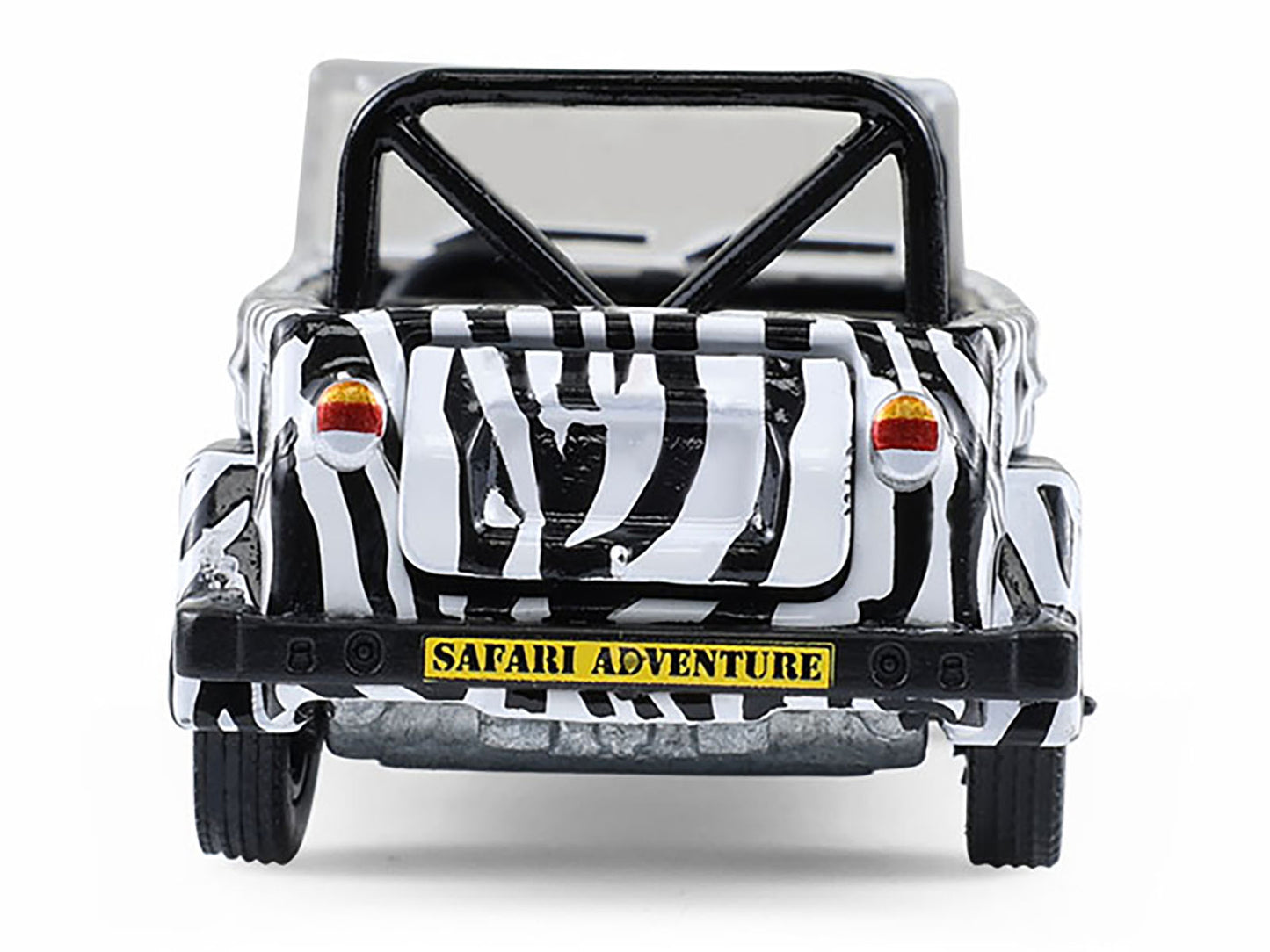 GreenLight 1974 Volkswagen Thing (Type 181) "Safari Adventure" Black and White Zebra Stripes "Club Vee-Dub" Series 21 1/64 Diecast Model Car by <h2>1974 Greenlight</h2> <p>High-quality perfect for col