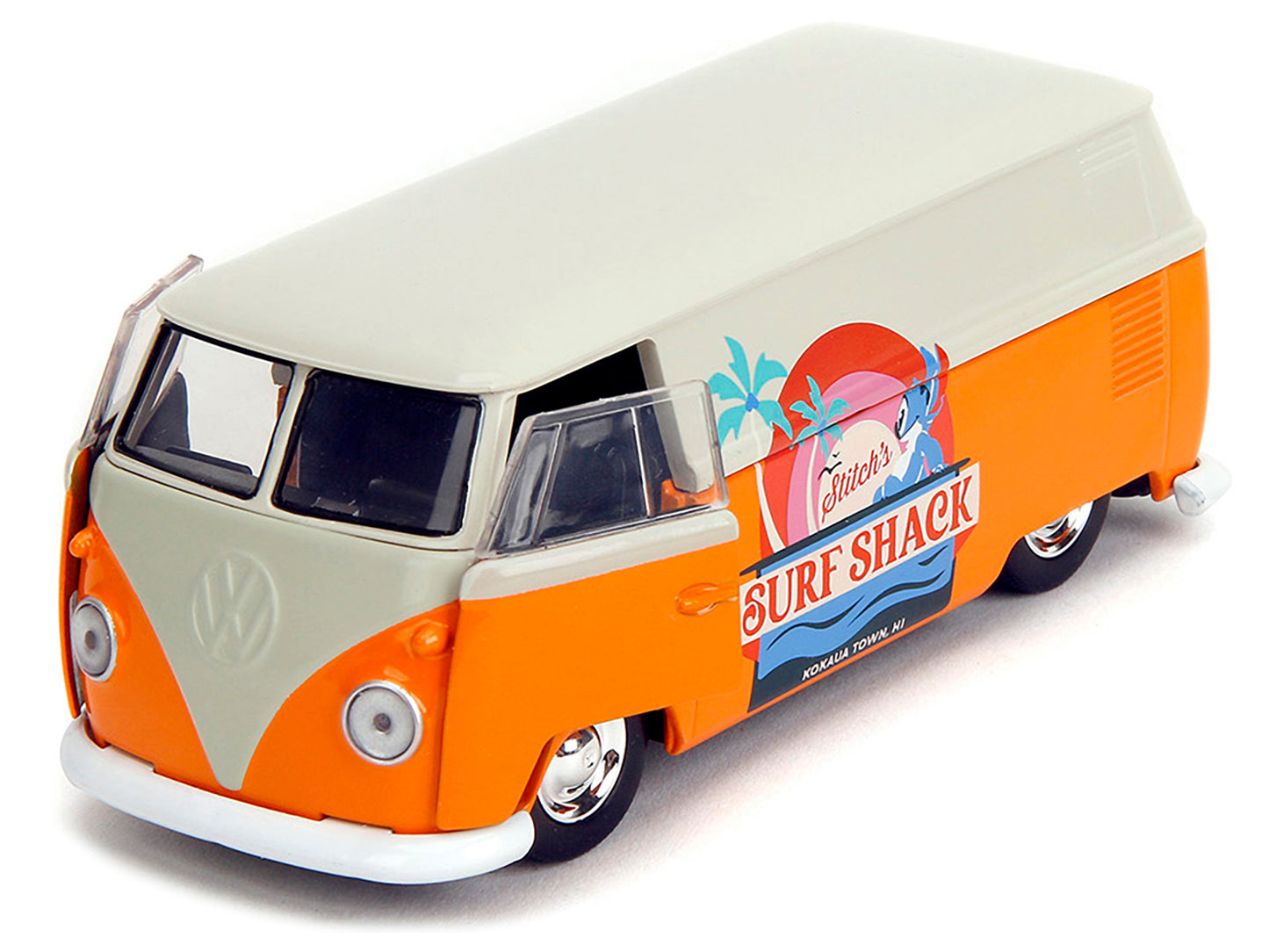 1961 Volkswagen Bus "Stitch's Surf Shack" Orange and Gray "Disney's Stitch" "Hollywood Rides" Series 1/32 Diecast Model Car by Jada <h2>1961 Jada</h2> <p>High-quality perfect for collectors enthusiast