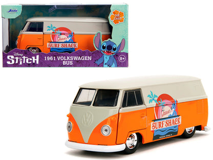 1961 Volkswagen Bus "Stitch's Surf Shack" Orange and Gray "Disney's Stitch" "Hollywood Rides" Series 1/32 Diecast Model Car by Jada <h2>1961 Jada</h2> <p>High-quality perfect for collectors enthusiast