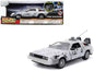 DMC DeLorean Time Machine Brushed Metal (Frost Version) with Lights "Back to the Future" (1985) Movie "Hollywood Rides" Series 1/24 Diecast Model Car by Jada <h2>DMC Jada</h2> <p>High-quality perfect