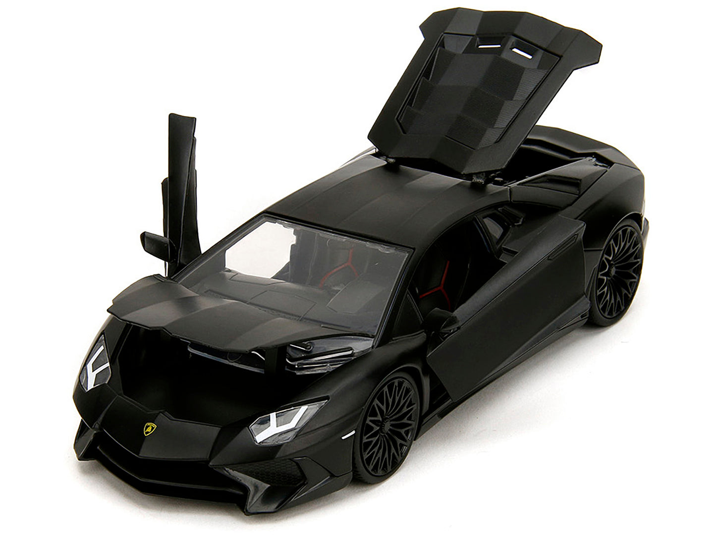 Shaw's Lamborghini Aventador Matt Black "Furious 7" (2015) Movie "Fast & Furious" Series 1/24 Diecast Model Car by Jada <h2>Shaw's Jada</h2> <p>High-quality perfect for collectors and enthusiasts. Fea