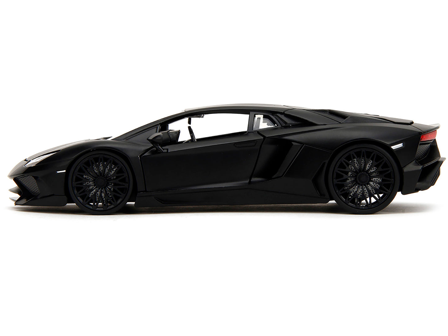 Shaw's Lamborghini Aventador Matt Black "Furious 7" (2015) Movie "Fast & Furious" Series 1/24 Diecast Model Car by Jada <h2>Shaw's Jada</h2> <p>High-quality perfect for collectors and enthusiasts. Fea