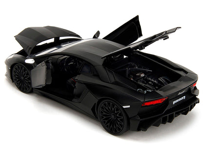 Shaw's Lamborghini Aventador Matt Black "Furious 7" (2015) Movie "Fast & Furious" Series 1/24 Diecast Model Car by Jada <h2>Shaw's Jada</h2> <p>High-quality perfect for collectors and enthusiasts. Fea