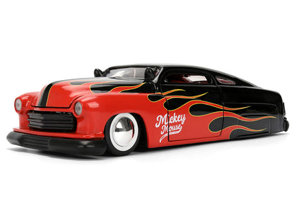 1951 Mercury Coupe Black with Flame Graphics and Red Interior Mickey Mouse Diecast Figure "Disney's Mouse" "Hollywood Rides" Series 1/24 Model Car by Jada <h2>1951 Jada</h2> <p>High-quality perfect fo