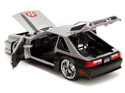 1989 Ford Mustang GT "Texaco" Silver Metallic and Matt Black "Bigtime Muscle" Series 1/24 Diecast Model Car by Jada <h2>1989 Jada</h2> <p>High-quality perfect for collectors enthusiasts. Features deta