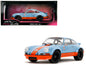 Porsche 911 RSR "Gulf Oil" Light Blue with Orange Stripes "Pink Slips" Series 1/18 Diecast Model Car by Jada <h2>Porsche Jada</h2> <p>High-quality perfect for collectors and enthusiasts. Features deta