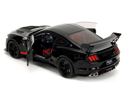 Shelby GT500 "Code Red" Black with Red Stripes "Pink Slips" Series 1/18 Diecast Model Car by Jada <h2>Shelby Jada</h2> <p>High-quality perfect for collectors and enthusiasts. Features detailed interio