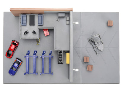 "Fast & Furious" Han's Garage Diorama with 2 Cars and Accessories "Nano Scene" Series 1/32 Model by Jada <h2>"Fast Jada</h2> <p>High-quality diecast car perfect for collectors enthusiasts. Features de