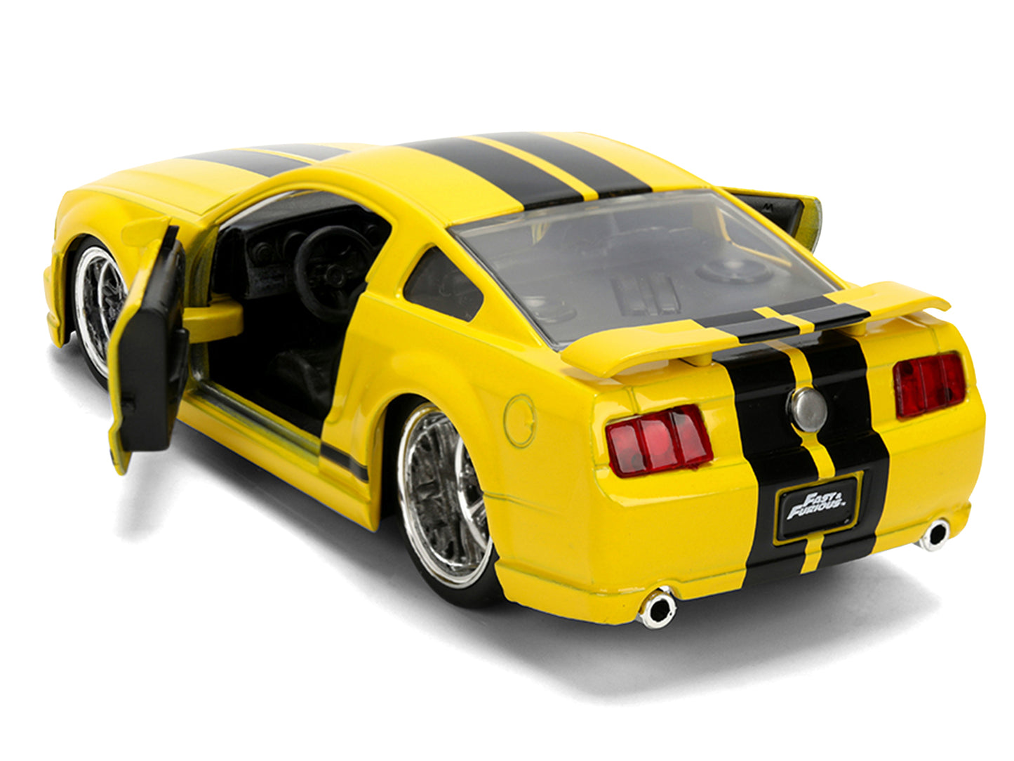 2006 Ford Mustang GT Yellow with Black Stripes "Fast & Furious 25 Years" Series 1/32 Diecast Model Car by Jada <h2>2006 Jada</h2> <p>High-quality perfect for collectors and enthusiasts. Features detai