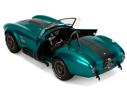 Shelby Cobra 427 MKII Teal Metallic with Gray Stripes "Pink Slips" Series 1/18 Diecast Model Car by Jada <h2>Shelby Jada</h2> <p>High-quality perfect for collectors and enthusiasts. Features detailed