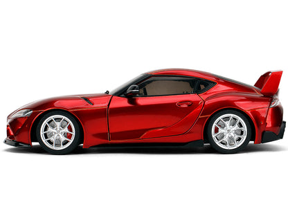 Toyota GR Supra Red Metallic "Pink Slips" Series 1/18 Diecast Model Car by Jada <h2>Toyota Jada</h2> <p>High-quality perfect for collectors and enthusiasts. Features detailed interior exterior craftsm