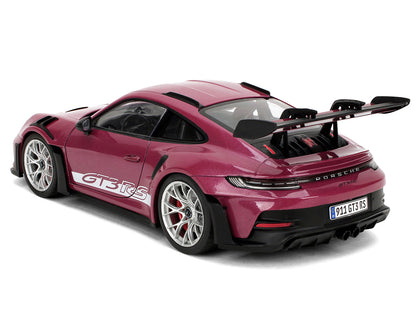Porsche 911 GT3 RS Red Violet Metallic with White Stripes "Pink Slips" Series 1/18 Diecast Model Car by Jada <h2>Porsche Jada</h2> <p>High-quality perfect for collectors and enthusiasts. Features deta