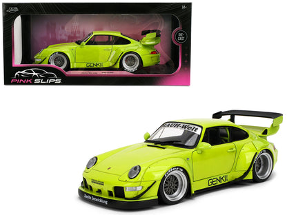 RWB Body Kit "Genki" Lime Green "Pink Slips" Series 1/18 Diecast Model Car by Jada <h2>RWB Jada</h2> <p>High-quality perfect for collectors and enthusiasts. Features detailed interior exterior craftsm