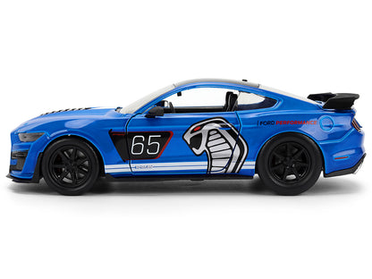 2020 Ford Mustang Shelby GT500 #65 "Ford Performance" Blue with Black Top and White Stripes "Bigtime Muscle" Series 1/24 Diecast Model Car by Jada <h2>2020 Jada</h2> <p>High-quality perfect for collec