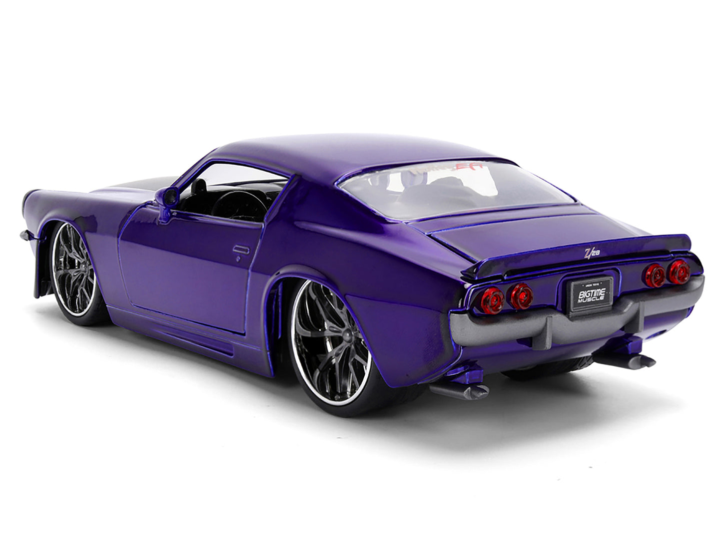 1971 Chevrolet Camaro Z/28 Purple Metallic with Black Hood "Bigtime Muscle" Series 1/24 Diecast Model Car by Jada <h2>1971 Jada</h2> <p>High-quality perfect for collectors and enthusiasts. Features de