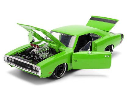 1970 Dodge Charger R/T Bright Green with Black Tail Stripe "Bigtime Muscle" Series 1/24 Diecast Model Car by Jada <h2>1970 Jada</h2> <p>High-quality perfect for collectors and enthusiasts. Features de