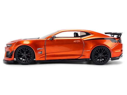 2024 Chevrolet Camaro ZL1 1LE Orange Metallic with Black Stripes "Bigtime Muscle" Series 1/24 Diecast Model Car by Jada <h2>2024 Jada</h2> <p>High-quality perfect for collectors and enthusiasts. Featu