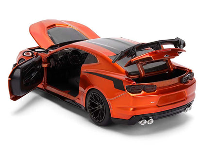 2024 Chevrolet Camaro ZL1 1LE Orange Metallic with Black Stripes "Bigtime Muscle" Series 1/24 Diecast Model Car by Jada <h2>2024 Jada</h2> <p>High-quality perfect for collectors and enthusiasts. Featu