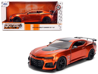 2024 Chevrolet Camaro ZL1 1LE Orange Metallic with Black Stripes "Bigtime Muscle" Series 1/24 Diecast Model Car by Jada <h2>2024 Jada</h2> <p>High-quality perfect for collectors and enthusiasts. Featu